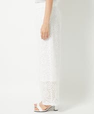 PHLHD42390 GEORGES RECH(小さいサイズ)(メゾン ドゥ サンク)  [セットアップ対応]ラッセルレースイージーパンツ アイボリー