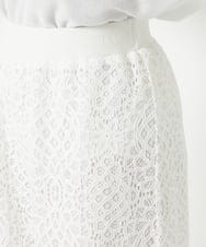 PHLHD42390 GEORGES RECH(小さいサイズ)(メゾン ドゥ サンク)  [セットアップ対応]ラッセルレースイージーパンツ アイボリー