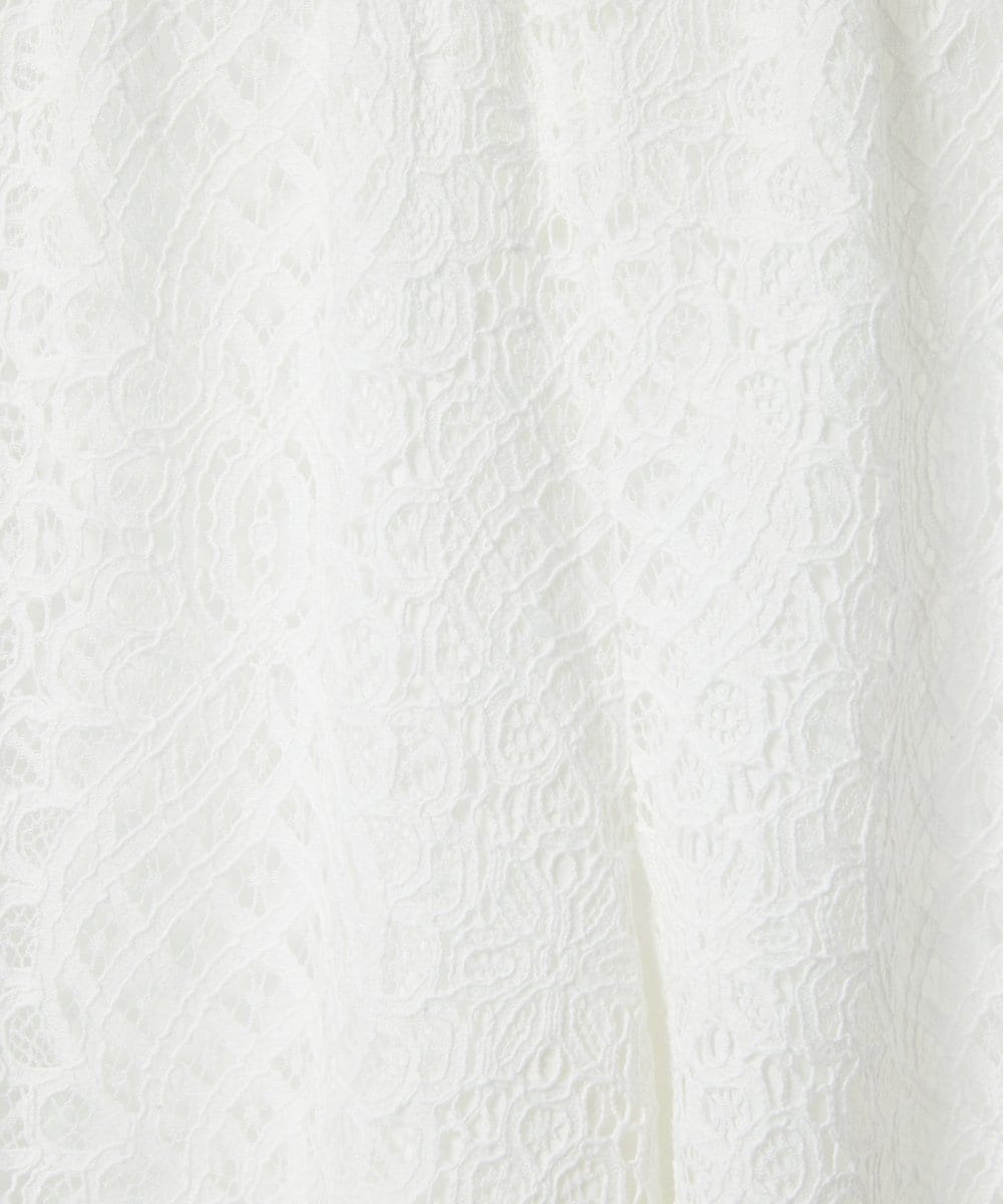 PHLHD42390 GEORGES RECH(小さいサイズ)(メゾン ドゥ サンク)  [セットアップ対応]ラッセルレースイージーパンツ アイボリー