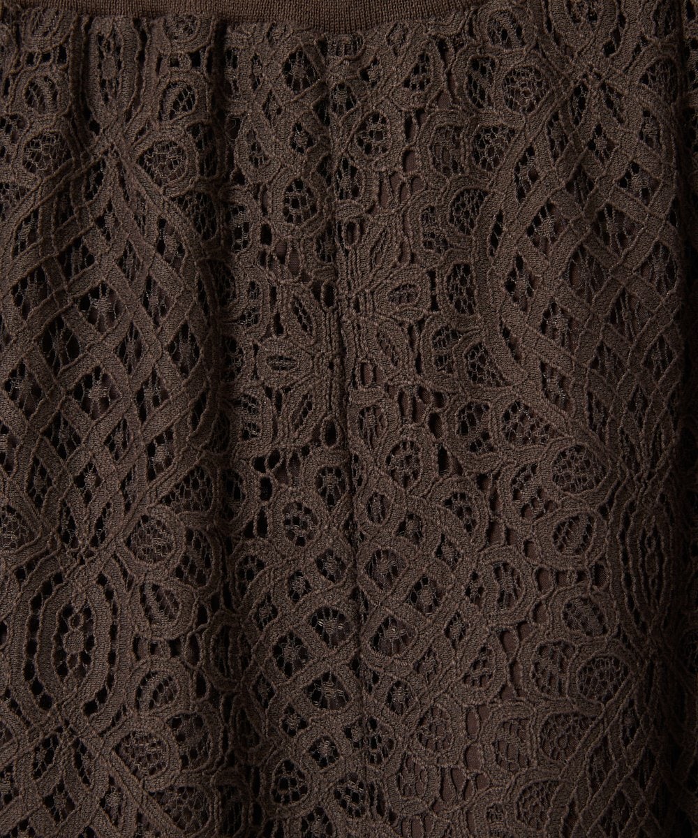 PHLHD42390 GEORGES RECH(小さいサイズ)(メゾン ドゥ サンク)  [セットアップ対応]ラッセルレースイージーパンツ アイボリー