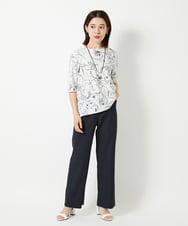 PHLHD52250 GEORGES RECH(小さいサイズ)(メゾン ドゥ サンク)  [日本製/新色追加]シェルタリングドライオックスワイドパンツ ベージュ
