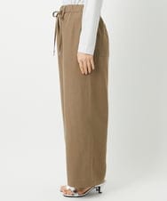 PHLHE70230 GEORGES RECH(小さいサイズ)(メゾン ドゥ サンク) リネン混リラックスワイドパンツ ベージュ