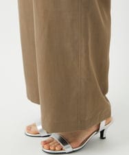 PHLHE70230 GEORGES RECH(小さいサイズ)(メゾン ドゥ サンク) リネン混リラックスワイドパンツ ベージュ