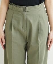 PHLHT01230 GEORGES RECH(小さいサイズ)(メゾン ドゥ サンク) [セットアップ対応]スマッシュリネンストレートパンツ カーキ
