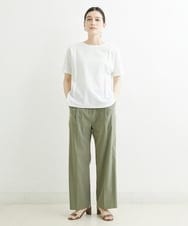PHLHT01230 GEORGES RECH(小さいサイズ)(メゾン ドゥ サンク) [セットアップ対応]スマッシュリネンストレートパンツ カーキ