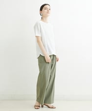 PHLHT01230 GEORGES RECH(小さいサイズ)(メゾン ドゥ サンク) [セットアップ対応]スマッシュリネンストレートパンツ カーキ