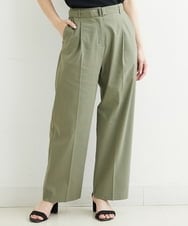 PHLHT01230 GEORGES RECH(小さいサイズ)(メゾン ドゥ サンク) [セットアップ対応]スマッシュリネンストレートパンツ カーキ