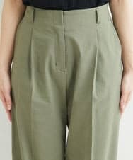 PHLHT01230 GEORGES RECH(小さいサイズ)(メゾン ドゥ サンク) [セットアップ対応]スマッシュリネンストレートパンツ カーキ