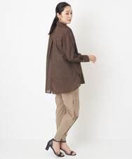 PHLHT17270 GEORGES RECH(小さいサイズ)(メゾン ドゥ サンク) タスランストレッチカーゴパンツ カーキ