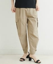 PHLHT17270 GEORGES RECH(小さいサイズ)(メゾン ドゥ サンク) タスランストレッチカーゴパンツ カーキ