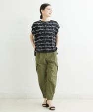 PHLHT17270 GEORGES RECH(小さいサイズ)(メゾン ドゥ サンク) タスランストレッチカーゴパンツ カーキ