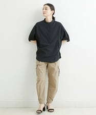 PHLHT17270 GEORGES RECH(小さいサイズ)(メゾン ドゥ サンク) タスランストレッチカーゴパンツ カーキ