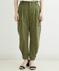 PHLHT17270 GEORGES RECH(小さいサイズ)(メゾン ドゥ サンク) タスランストレッチカーゴパンツ カーキ
