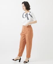PHLHW12270 GEORGES RECH(小さいサイズ)(メゾン ドゥ サンク)  [日本製]シャンブレーツイルパンツ ライトグレー