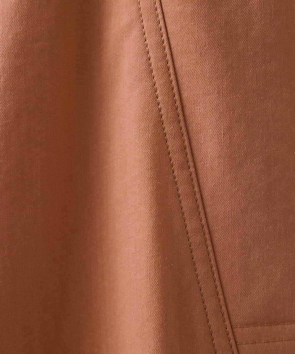 PHLHW12270 GEORGES RECH(小さいサイズ)(メゾン ドゥ サンク)  [日本製]シャンブレーツイルパンツ ライトグレー