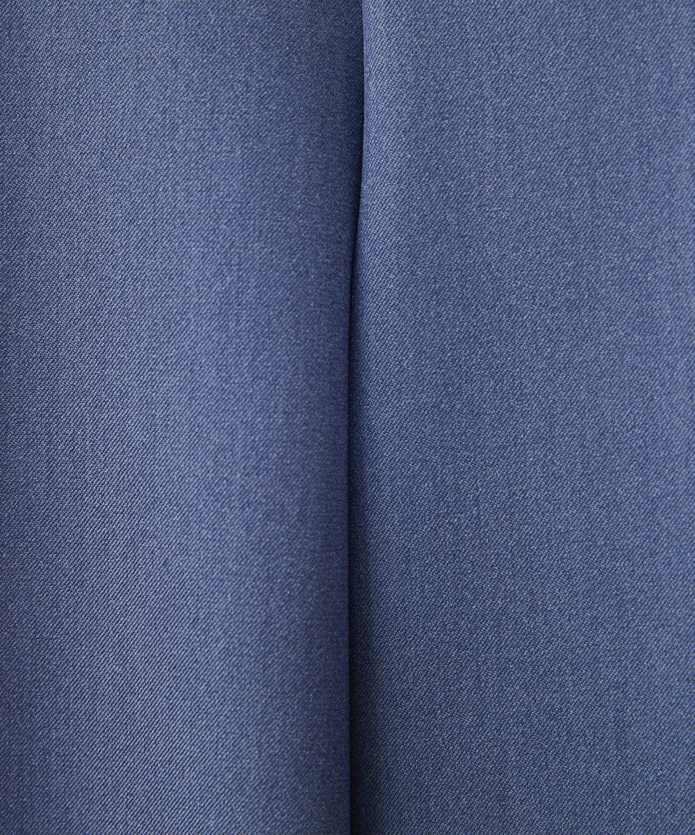 PHLHX37210 GEORGES RECH(小さいサイズ)(メゾン ドゥ サンク) ツイルタックワイドストレートパンツ ライトグレー