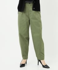 PHLJB33250 GEORGES RECH(小さいサイズ)(メゾン ドゥ サンク) バレルレックテーパードパンツ カーキ
