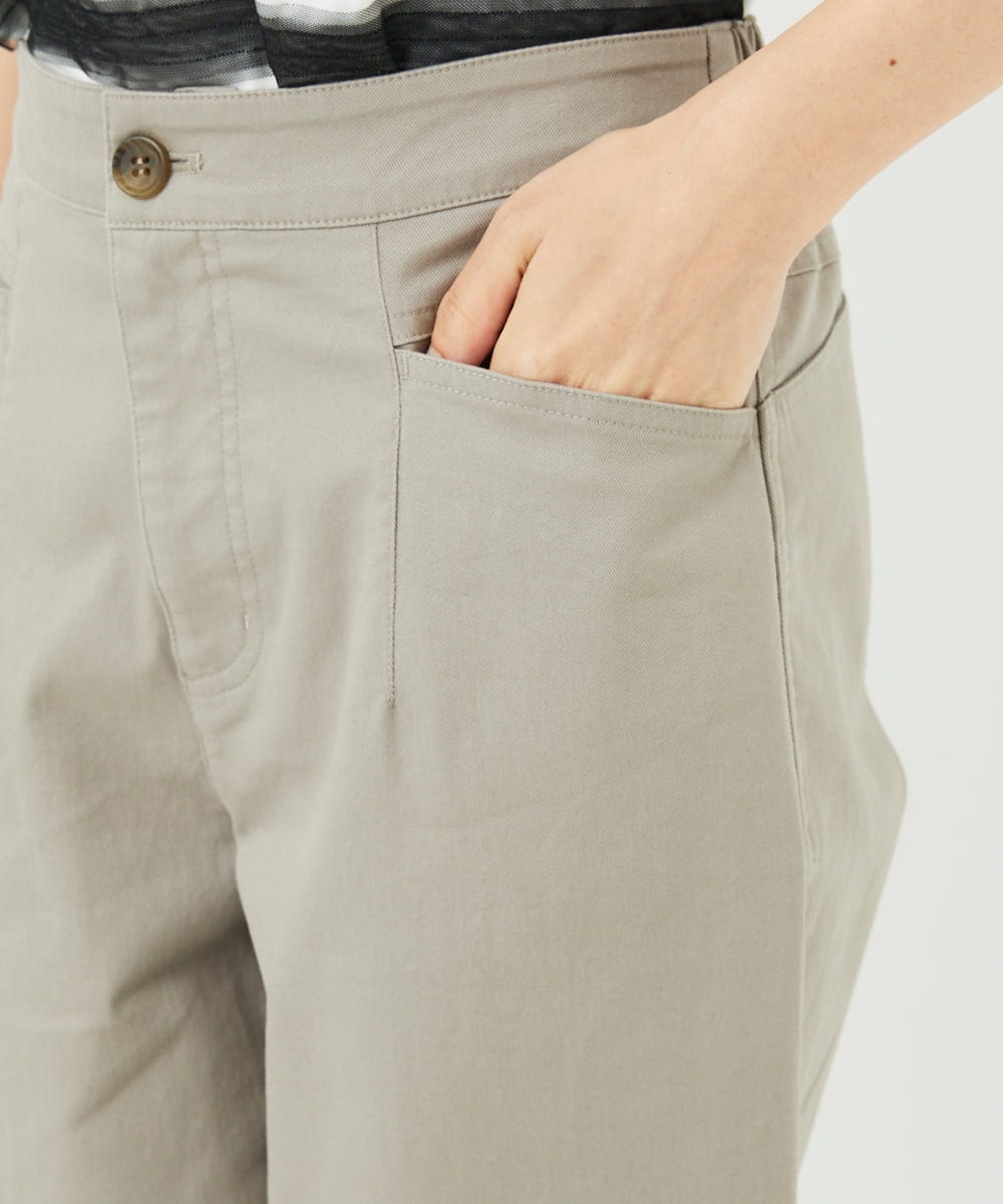 PHLJB33250 GEORGES RECH(小さいサイズ)(メゾン ドゥ サンク) バレルレックテーパードパンツ ベージュ