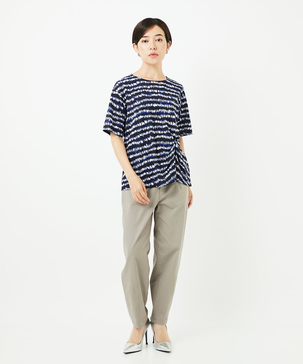 PHLJB33250 GEORGES RECH(小さいサイズ)(メゾン ドゥ サンク) バレルレックテーパードパンツ ベージュ