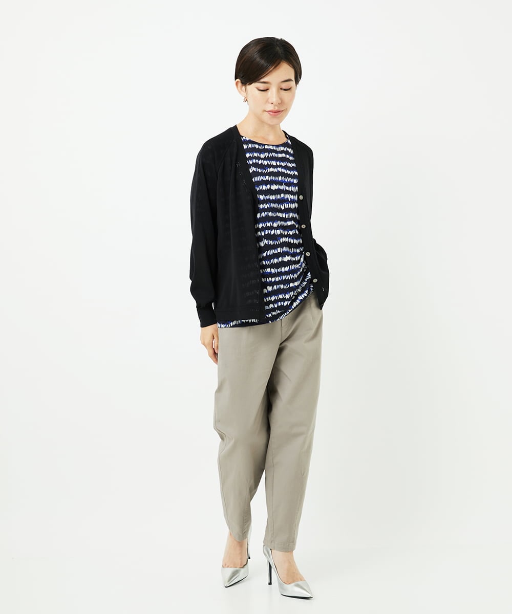 PHLJB33250 GEORGES RECH(小さいサイズ)(メゾン ドゥ サンク) バレルレックテーパードパンツ ベージュ