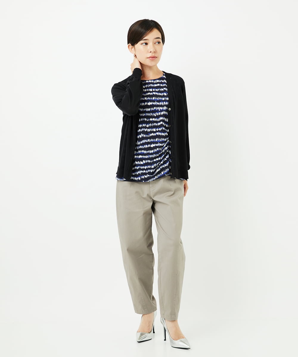 PHLJB33250 GEORGES RECH(小さいサイズ)(メゾン ドゥ サンク) バレルレックテーパードパンツ ベージュ
