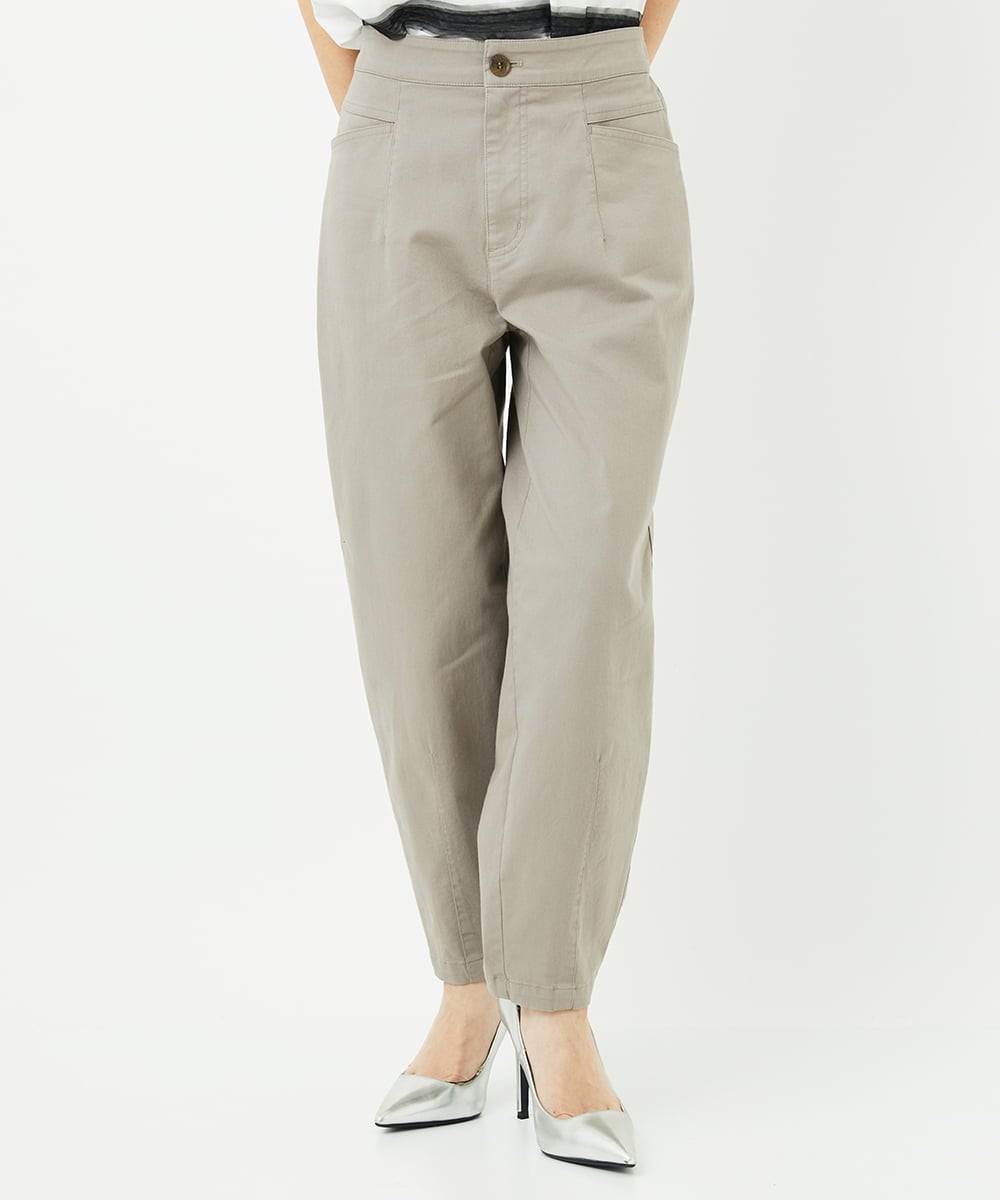 PHLJB33250 GEORGES RECH(小さいサイズ)(メゾン ドゥ サンク) バレルレックテーパードパンツ ベージュ