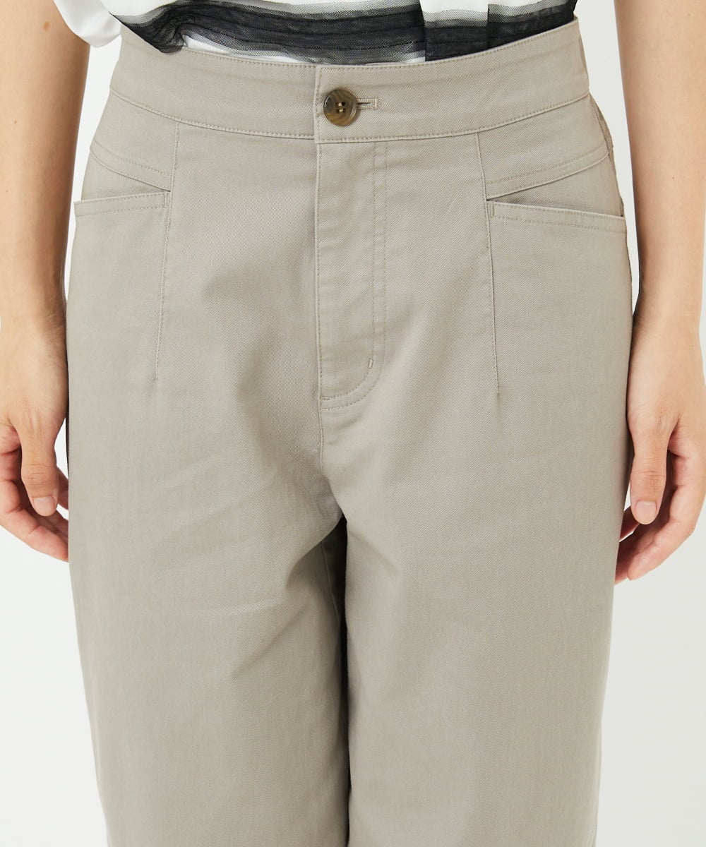 PHLJB33250 GEORGES RECH(小さいサイズ)(メゾン ドゥ サンク) バレルレックテーパードパンツ ベージュ