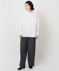 PHLJB40290 GEORGES RECH(小さいサイズ)(メゾン ドゥ サンク)  [セットアップ対応]バレルワイドブラックデニムパンツ ブラック