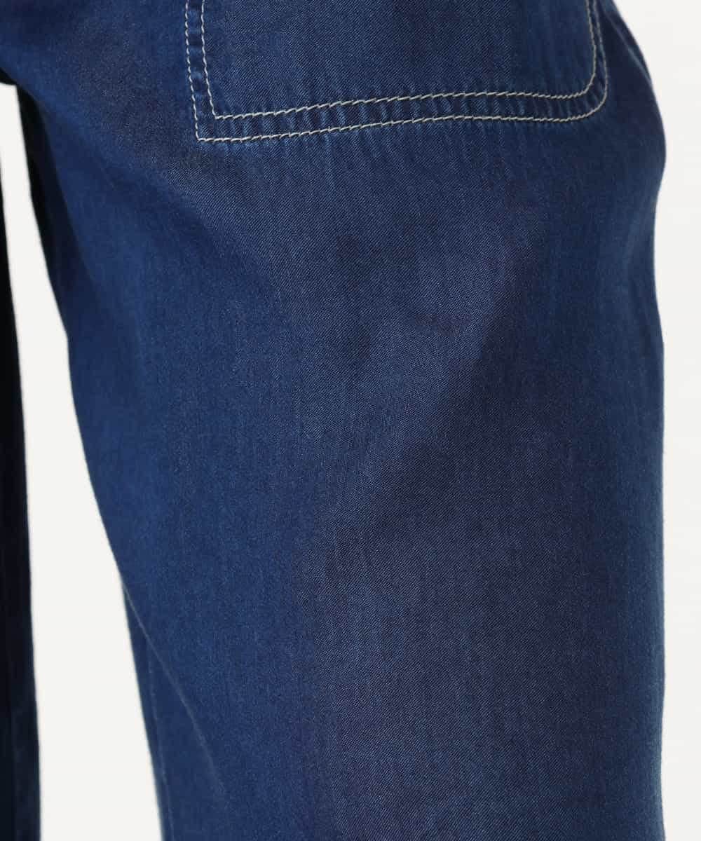 PHLJE08270 GEORGES RECH(小さいサイズ)(メゾン ドゥ サンク)  [セットアップ対応]ライトデニムイージーワイドパンツ グレー