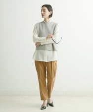 PHLJQ11210 GEORGES RECH(小さいサイズ)(メゾン ドゥ サンク) 起毛ストレートスティックパンツ ベージュ