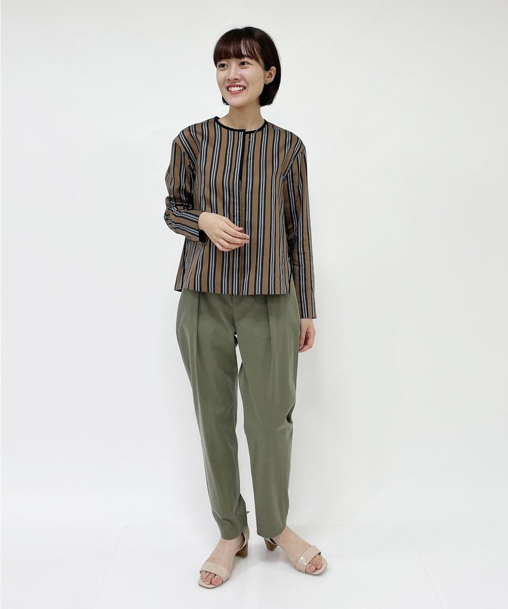 PHLJQ11210 GEORGES RECH(小さいサイズ)(メゾン ドゥ サンク) 起毛ストレートスティックパンツ ベージュ