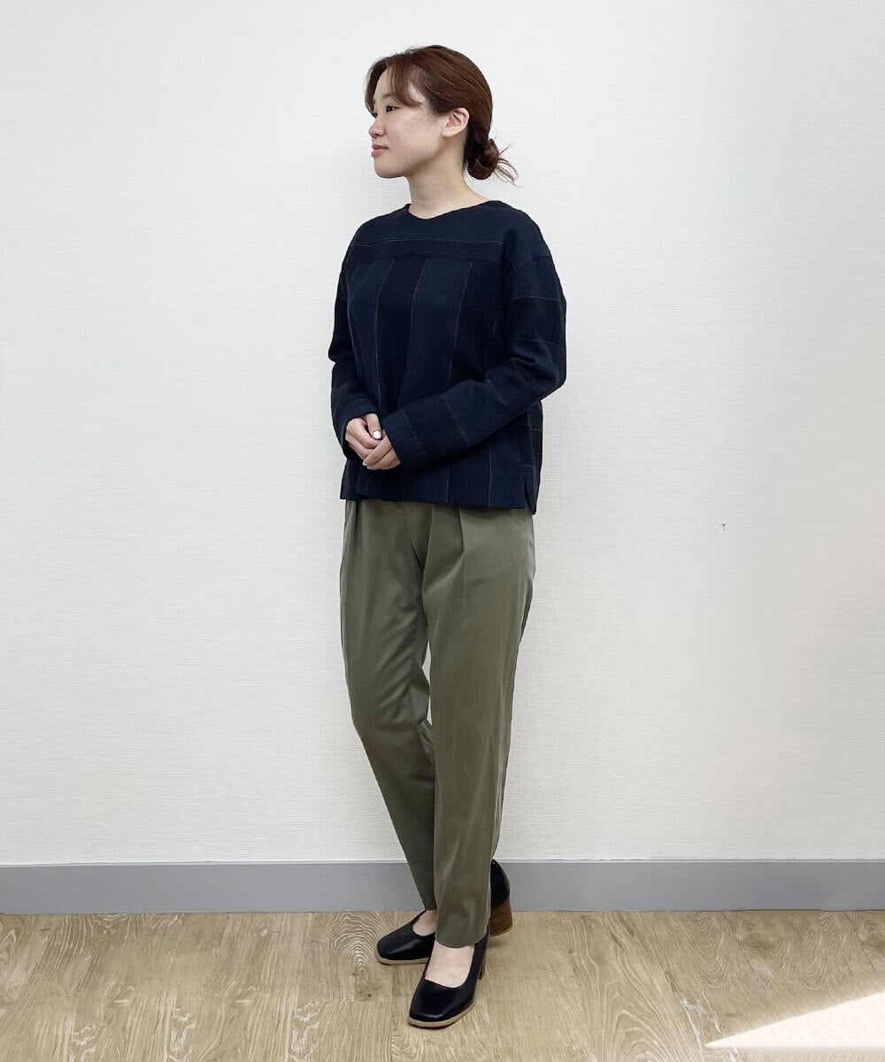 PHLJQ11210 GEORGES RECH(小さいサイズ)(メゾン ドゥ サンク) 起毛ストレートスティックパンツ ベージュ