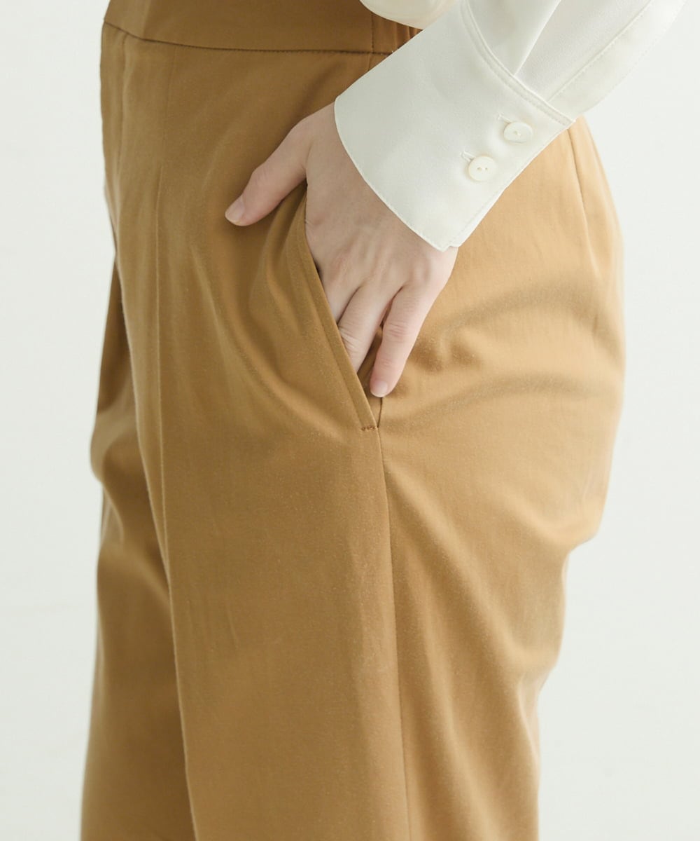 PHLJQ11210 GEORGES RECH(小さいサイズ)(メゾン ドゥ サンク) 起毛ストレートスティックパンツ ベージュ