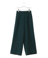 PHLJQ24230 GEORGES RECH(小さいサイズ)(メゾン ドゥ サンク) ストレッチワイドパンツ ブラック