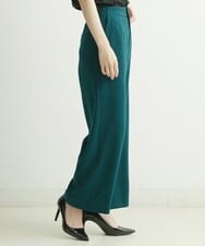 PHLJQ24230 GEORGES RECH(小さいサイズ)(メゾン ドゥ サンク) ストレッチワイドパンツ ブラック