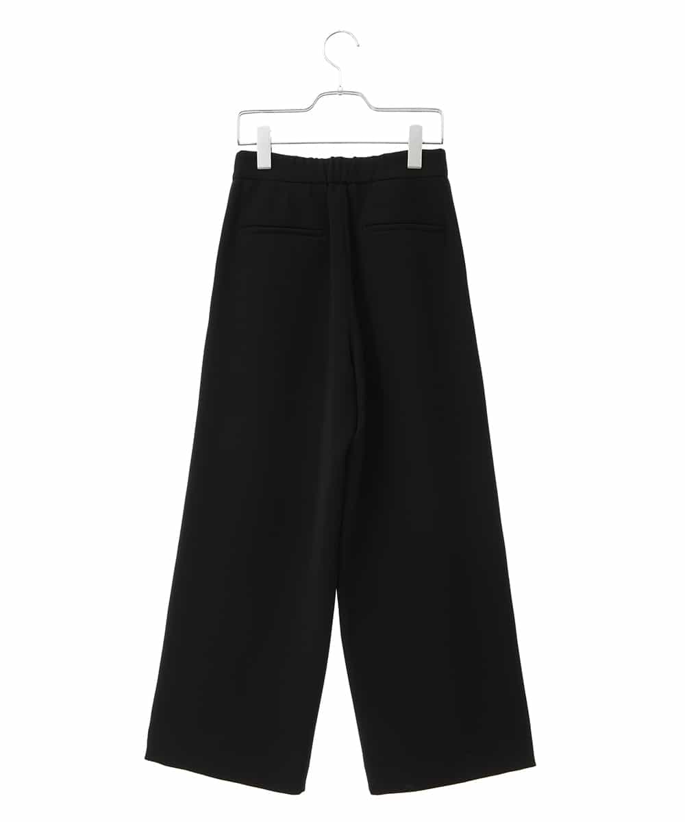 PHLJQ24230 GEORGES RECH(小さいサイズ)(メゾン ドゥ サンク) ストレッチワイドパンツ ブラック