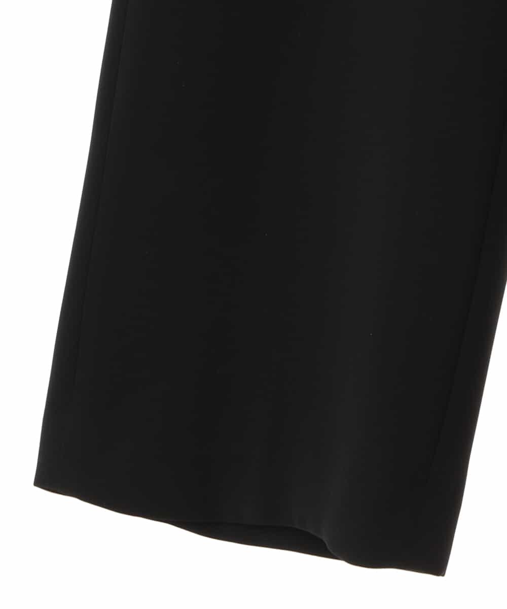 PHLJQ24230 GEORGES RECH(小さいサイズ)(メゾン ドゥ サンク) ストレッチワイドパンツ ブラック