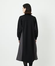 PHPAD01390 GEORGES RECH(小さいサイズ)(メゾン ドゥ サンク) ダンボールタフタドッキングワンピース ブラック