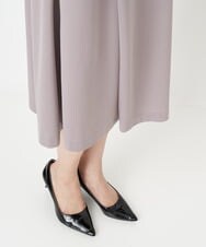 PHPGS38290 GEORGES RECH(小さいサイズ)(メゾン ドゥ サンク) モックロディジャージーフレアワンピース ベージュ
