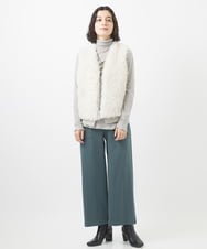 PHQAC74210 GEORGES RECH(小さいサイズ)(メゾン ドゥ サンク) [新色追加・定番人気]デュアルウォームフルレングスパンツ ブラウン