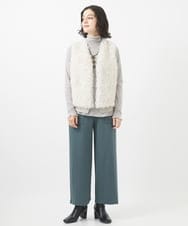 PHQAC74210 GEORGES RECH(小さいサイズ)(メゾン ドゥ サンク) [新色追加・定番人気]デュアルウォームフルレングスパンツ ブラウン