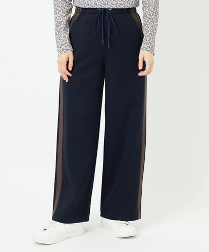 PHQAD01250 GEORGES RECH(小さいサイズ) ストレッチダンボールストレートワイドパンツ