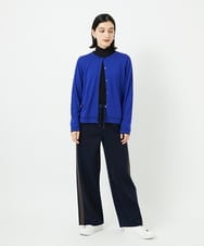 PHQAD01250 GEORGES RECH(小さいサイズ)(メゾン ドゥ サンク) ストレッチダンボールストレートワイドパンツ ブラック