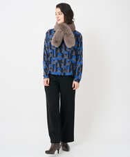 PHQAD39190 GEORGES RECH(小さいサイズ)(メゾン ドゥ サンク)  [日本製]ウーリッチ両面起毛ストレートパンツ グレー