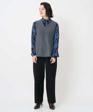 PHQAD39190 GEORGES RECH(小さいサイズ)(メゾン ドゥ サンク)  [日本製]ウーリッチ両面起毛ストレートパンツ グレー