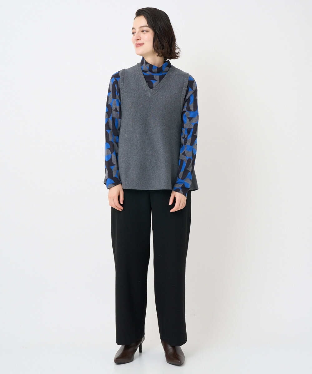 PHQAD39190 GEORGES RECH(小さいサイズ)(メゾン ドゥ サンク)  [日本製]ウーリッチ両面起毛ストレートパンツ グレー