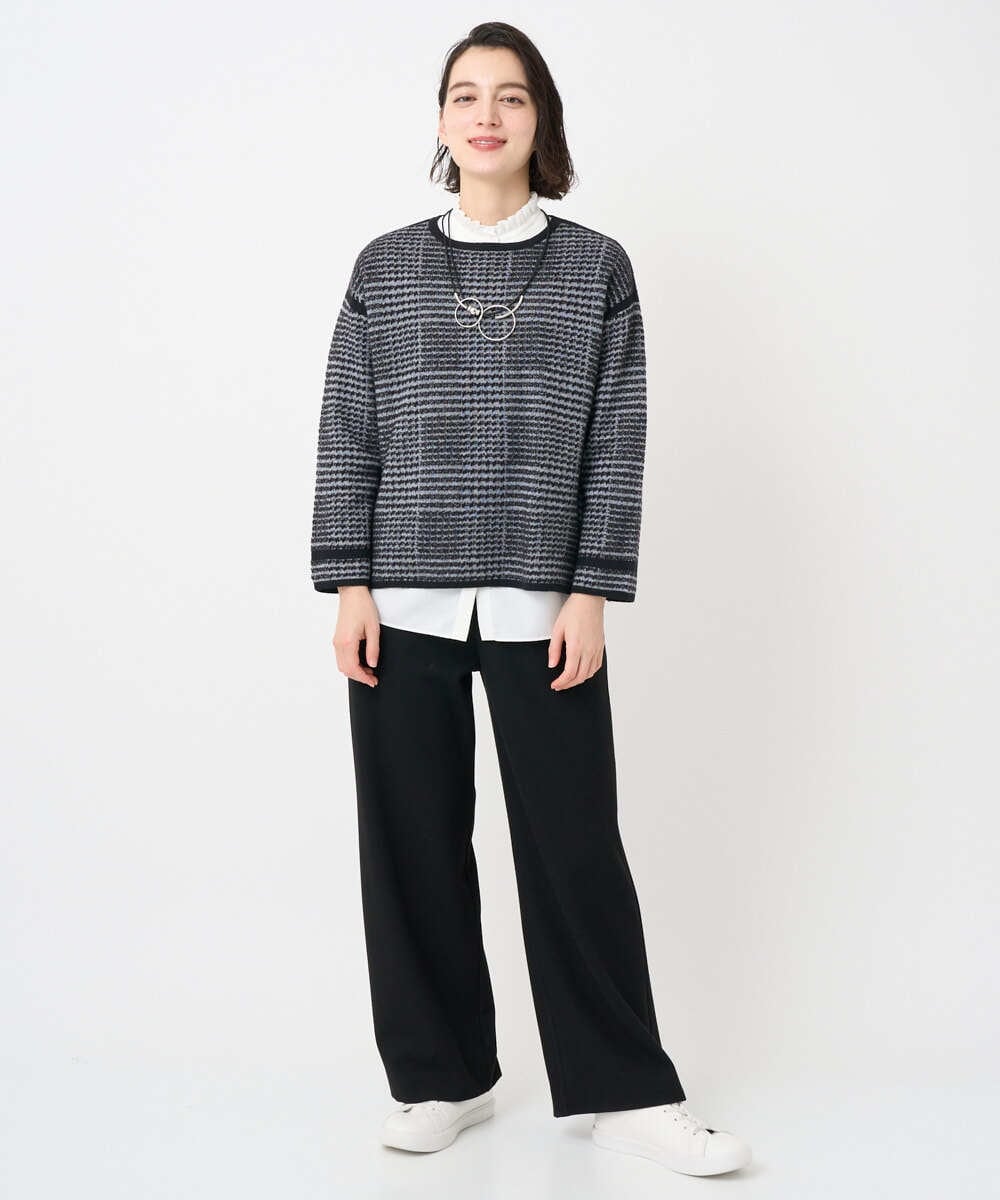 PHQAD39190 GEORGES RECH(小さいサイズ)(メゾン ドゥ サンク)  [日本製]ウーリッチ両面起毛ストレートパンツ グレー