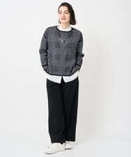 PHQAD39190 GEORGES RECH(小さいサイズ)(メゾン ドゥ サンク)  [日本製]ウーリッチ両面起毛ストレートパンツ グレー