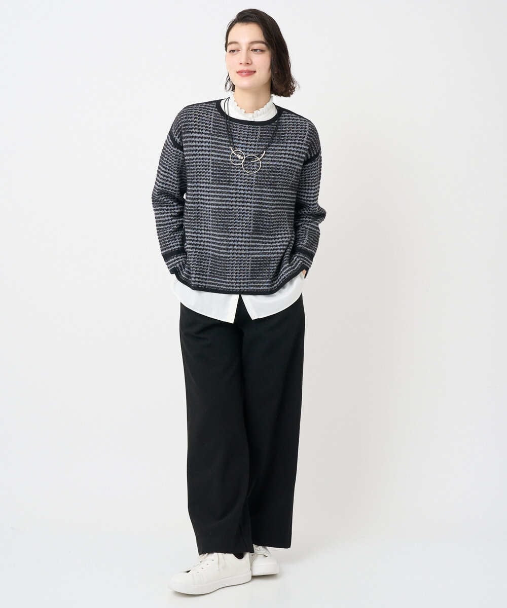 PHQAD39190 GEORGES RECH(小さいサイズ)(メゾン ドゥ サンク)  [日本製]ウーリッチ両面起毛ストレートパンツ グレー