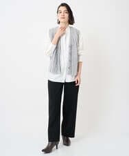 PHQAD39190 GEORGES RECH(小さいサイズ)(メゾン ドゥ サンク)  [日本製]ウーリッチ両面起毛ストレートパンツ グレー